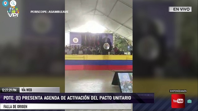 EN VIVO - Pdte. (e) Guaidó presenta agenda de activación del pacto unitario