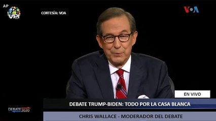 EN VIVO - Debate Trump - Biden: Todo o nada por la casa blanca