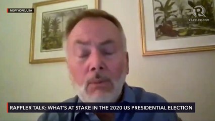 Rappler Talk: David Timberman on what’s at stake in the 2020 US presidential election