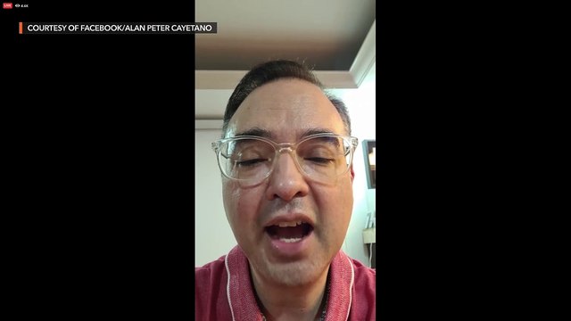 House Speaker Alan Peter Cayetano goes live on Facebook amid speakership row