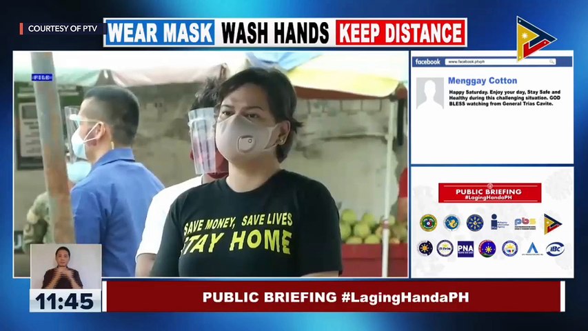 Laging Handa public briefing on coronavirus in the Philippines | Saturday, October 10