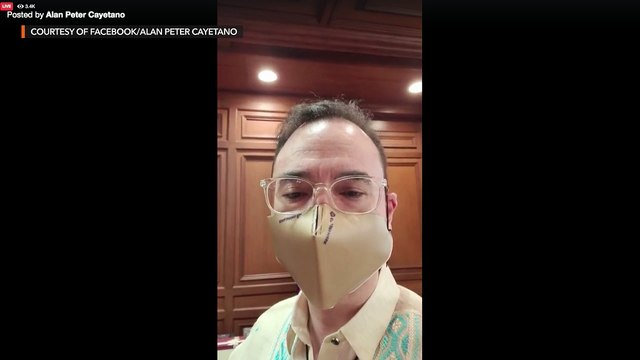 House Speaker Alan Peter Cayetano and allies go live on Facebook amid speakership row