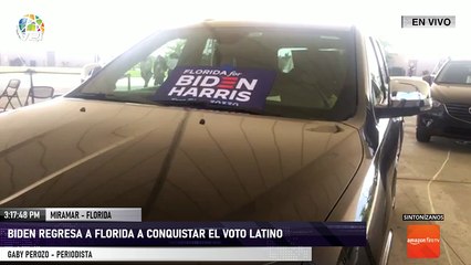 EN VIVO desde Florida - Biden regresa a Florida a conquistar el voto latino