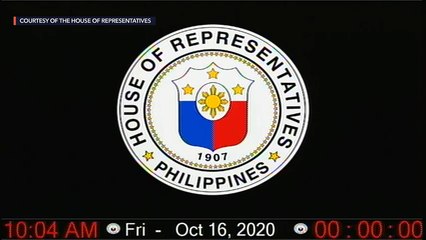 House plenary deliberations for 2021 budgaet | Friday, October 16