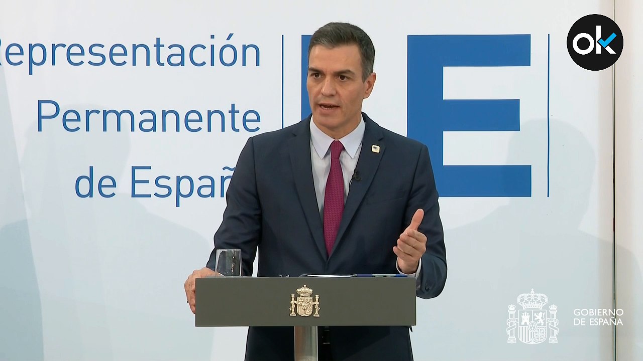 DIRECTO: Pedro Sánchez comparece ante los medios de comunicación en Bruselas