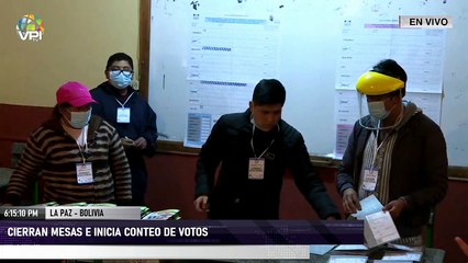 Download Video: EN VIVO - Inicia conteo de votos de la Primera vuelta en las elecciones presidenciales en Bolivia