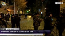 EN VIVO desde la Paz -  Afueras del comando de Luis Arce a la espera de resultados