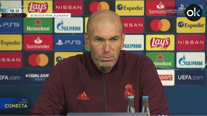 Sigue en DIRECTO la rueda de prensa de Zidane previa al Borussia Mönchengladbach - Real Madrid