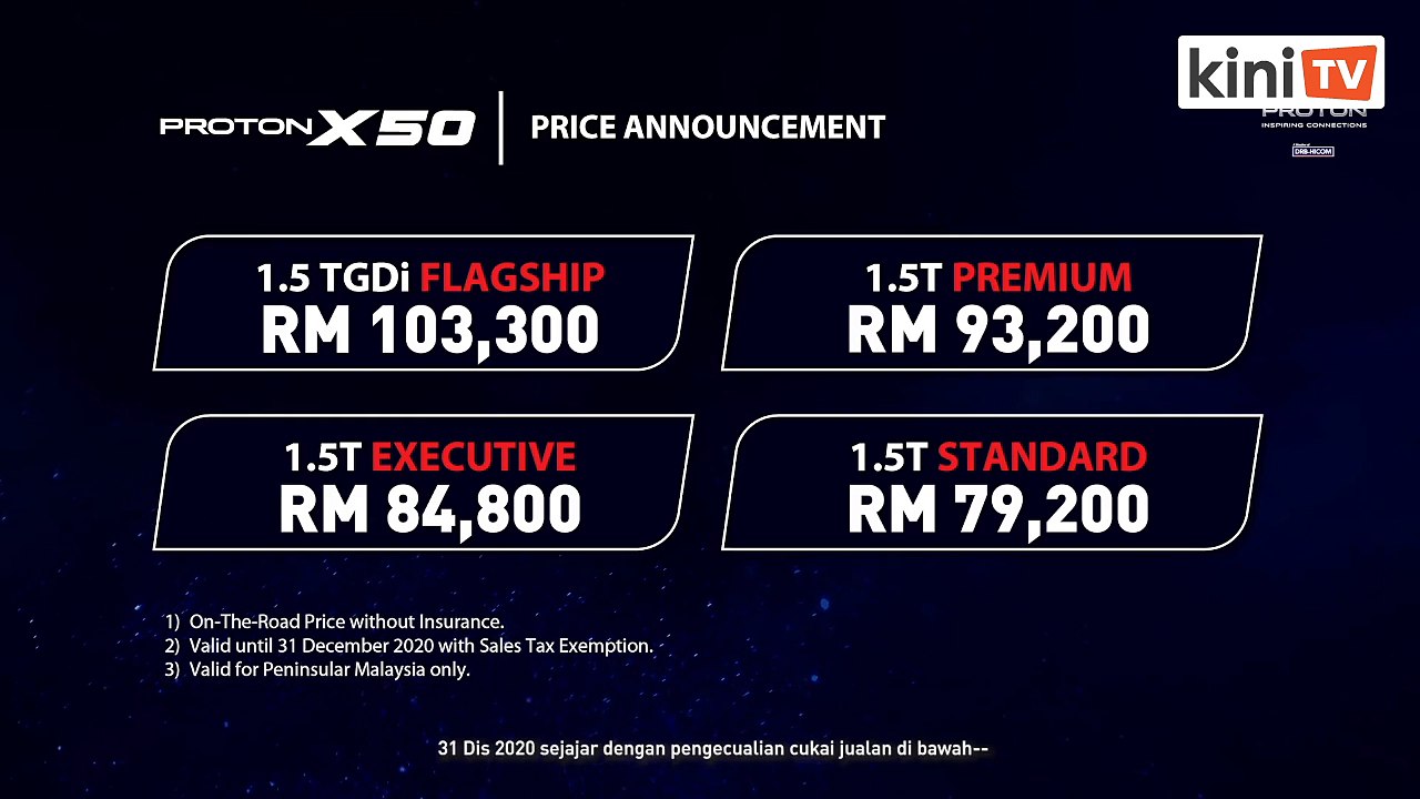 LIVE: Proton launches their newst model, the X50