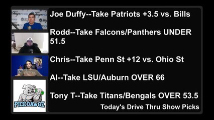Free Picks Drive Thru Show Wednesday  NFL Picks CollegeFootball Picks 10-28-2020