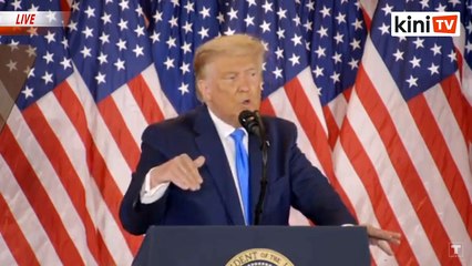 LIVE: US President Donald Trump speaks