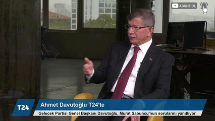 Ahmet Davutoğlu T24'te