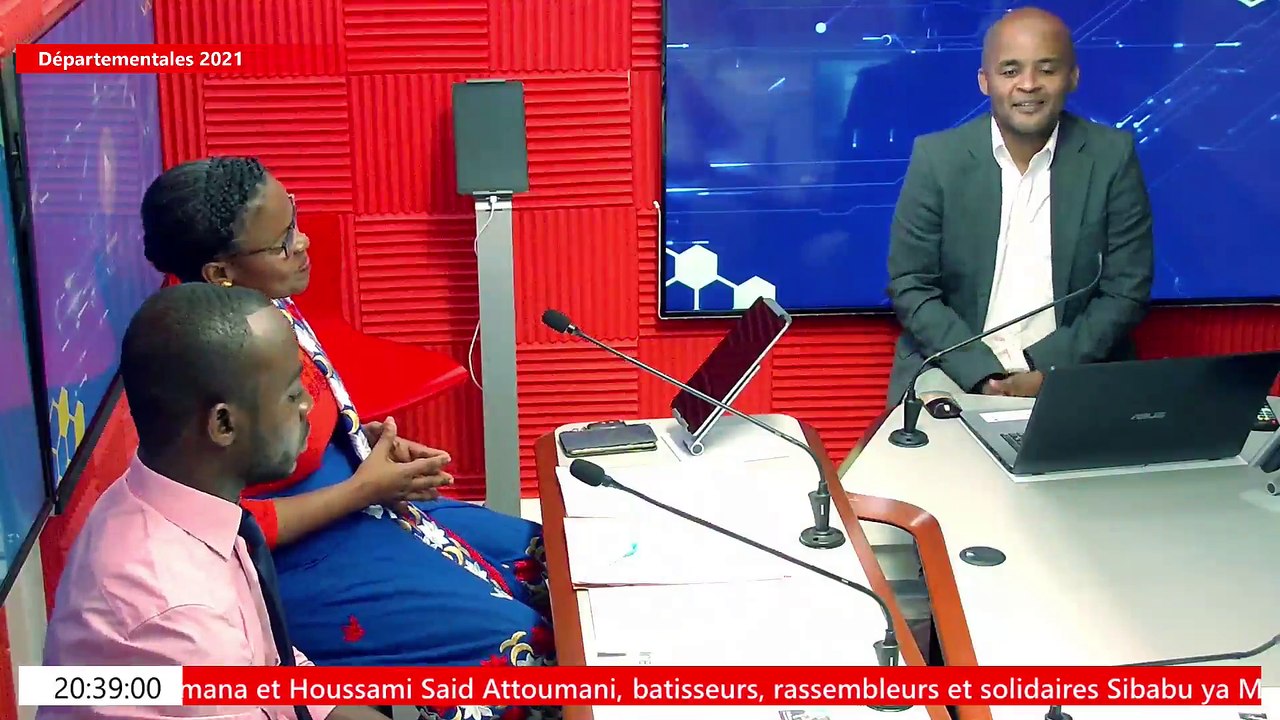 Chiconi FM-TV reçoit les candidats aux élections départementales des 20 et 27 juin 2021 dans le canton n°12 de Sada
