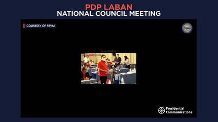 PDP-Laban National Council Meeting in Cebu City