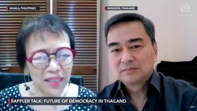 Rappler Talk: Former prime minister Abhisit Vejjajiva on the future of democracy in Thailand