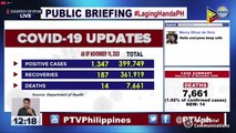 Laging Handa public briefing | Wednesday, November 11