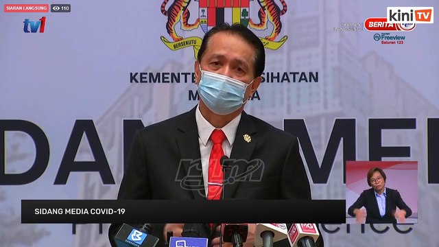 LIVE: Covid-19 situation update by Health DG Dr Noor Hisham Abdullah