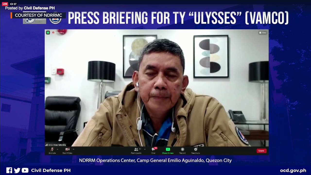 Typhoon Ulysses (Vamco) updates from NDRRMC | Thursday, November 12