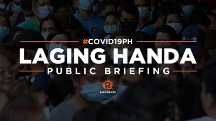 Laging Handa public briefing | Thursday, November 12