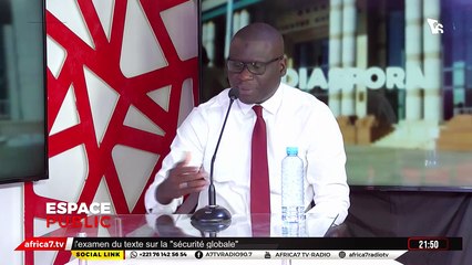 ESPACE PUBLIC RECOIT LAMINE DRAME Responsable Politique APR
