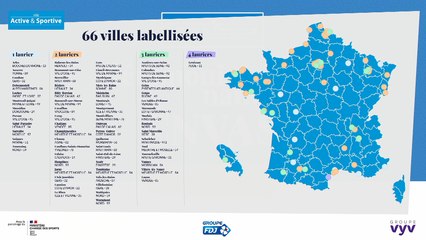 Cérémonie nationale du Label des Villes actives et sportives en présence de Madame Roxana Maracineanu, Ministre déléguée aux Sports