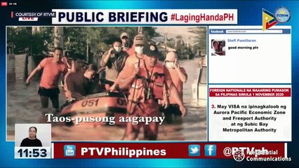 Laging Handa public briefing | Thursday, November 19
