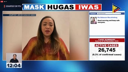 Laging Handa public briefing | Wednesday, November 25