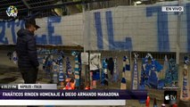 En Vivo desde Italia - Fanáticos rinden homenaje a Diego Armando Maradona
