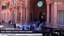 Actos fúnebres de Diego Armando Maradona - En Vivo desde Argentina