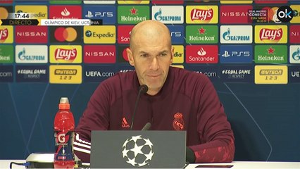 Sigue en DIRECTO: Rueda de prensa de Zidane previa al partido de Champions