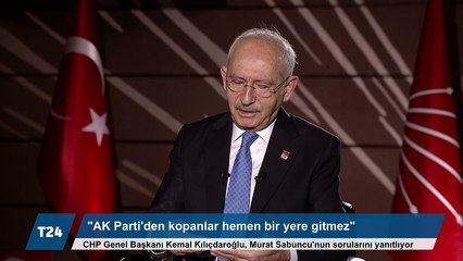 CHP lideri Kılıçdaroğlu T24'te