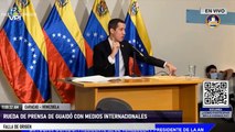 En Vivo - Rueda de prensa de Guaidó con medios internacionales