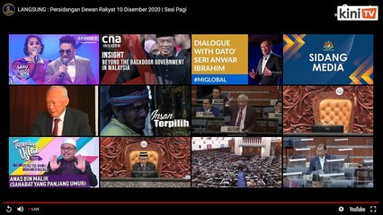 Dewan Rakyat Proceedings: 10 December 2020