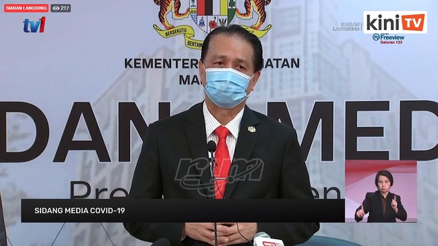 LIVE: Covid-19 situation update by Health DG Dr Noor Hisham Abdullah