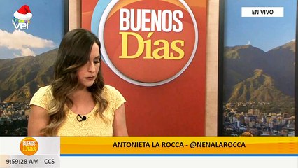 En Vivo - Buenos Días con Antonieta La Rocca - Jueves 17 de Diciembre