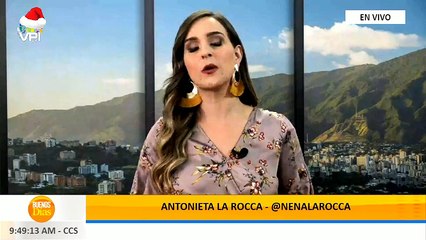 En Vivo - Buenos Días con Antonieta La Rocca - Martes 22 de Diciembre