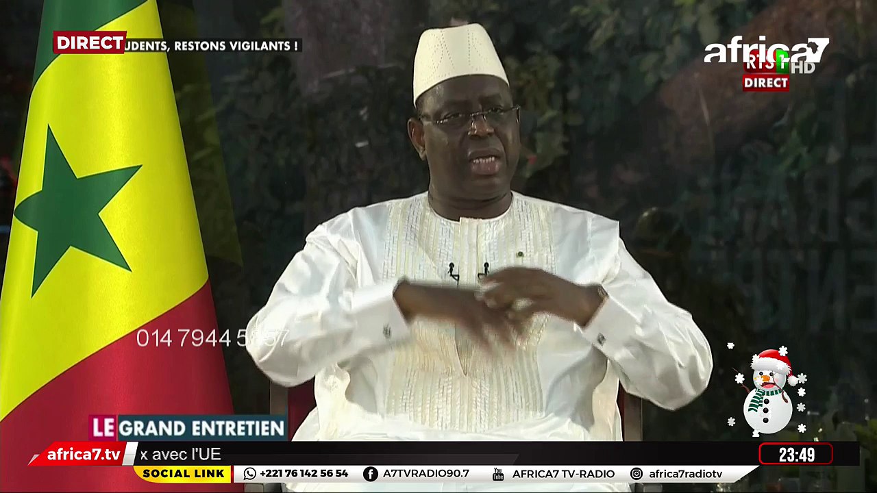 LE GRAND ENTRETIEN AVEC LE PR MACKY SALL