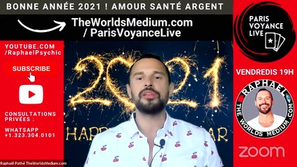 Paris Voyance Live avec Raphaël Pathé - RAPHAEL THE WORLDS MEDIUM