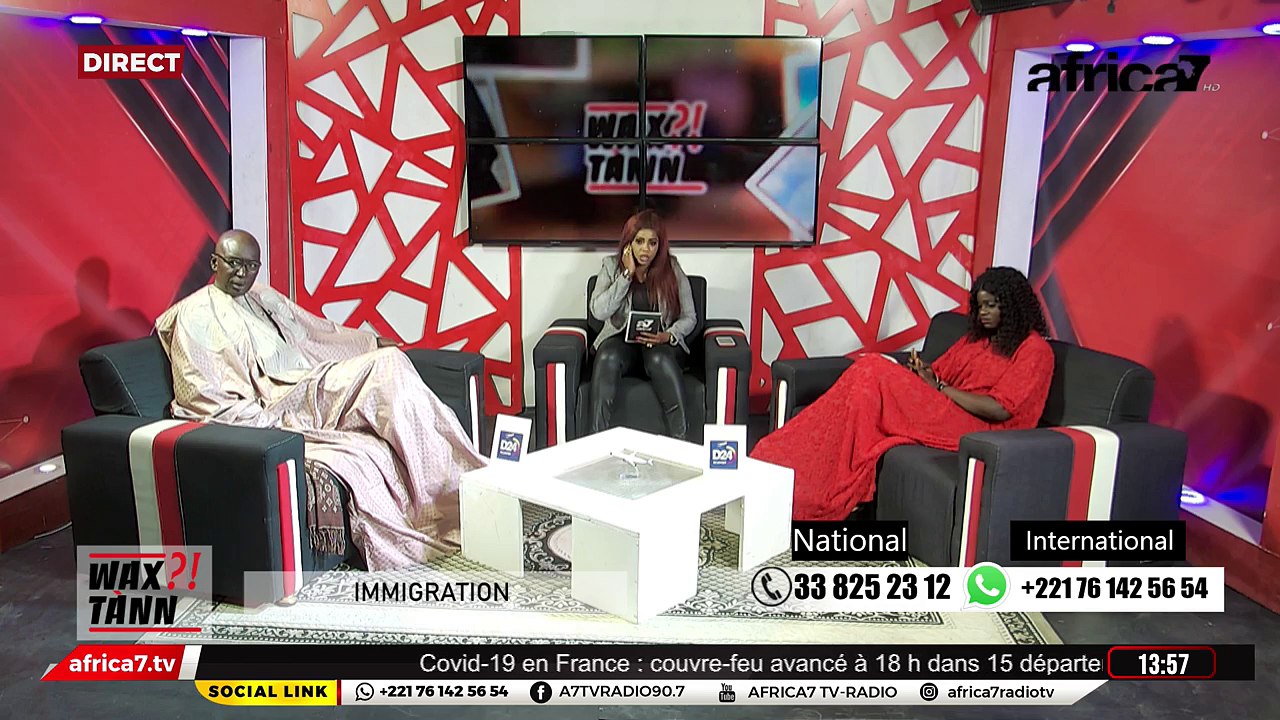 WAX TANN DU 04 01 2021 Théme ; IMMIGRATION