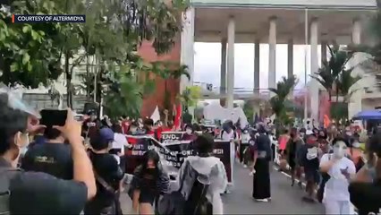 #ICYMI: Condemnation protest against the end of the UP-DND accord