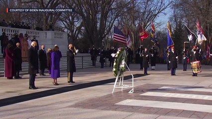 Biden, Harris at the Tomb of the Unknown Soldier