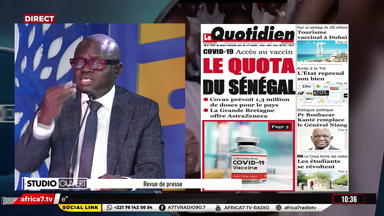 STUDIO OUVERT DU 04 02 2021
