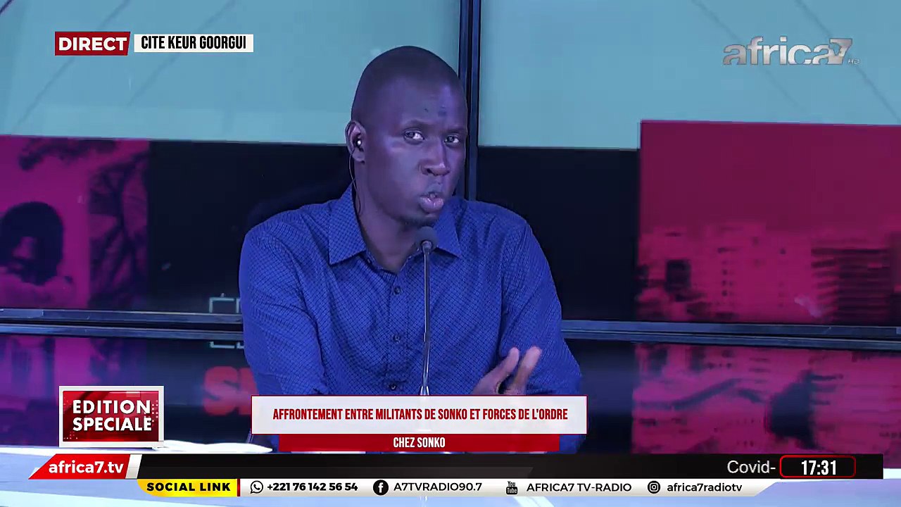 Affrontement entre militants DE SONKO et forces de l'ordre