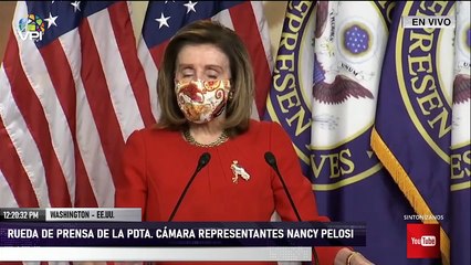 En Vivo desde Washington - Rueda de prensa de la pdta. cámara de representantes Nancy Pelosi