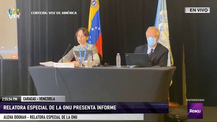 En Vivo - Relatora especial de la ONU presenta informe
