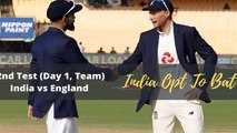2nd #IndvEng Test, Day 1 (Stumps) - India - 300/6