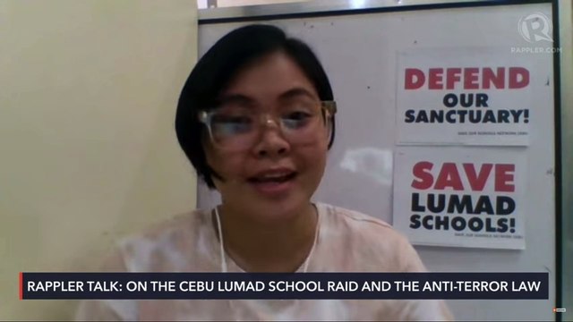 Rappler Talk: Student leaders on the Cebu Lumad raid, anti-terror law