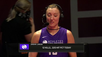 Athletes Unlimited Volleyball - Match 1 - Purple v Orange