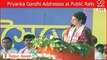 Priyanka Gandhi Addresses at Public Rally in Tezpur, Assam