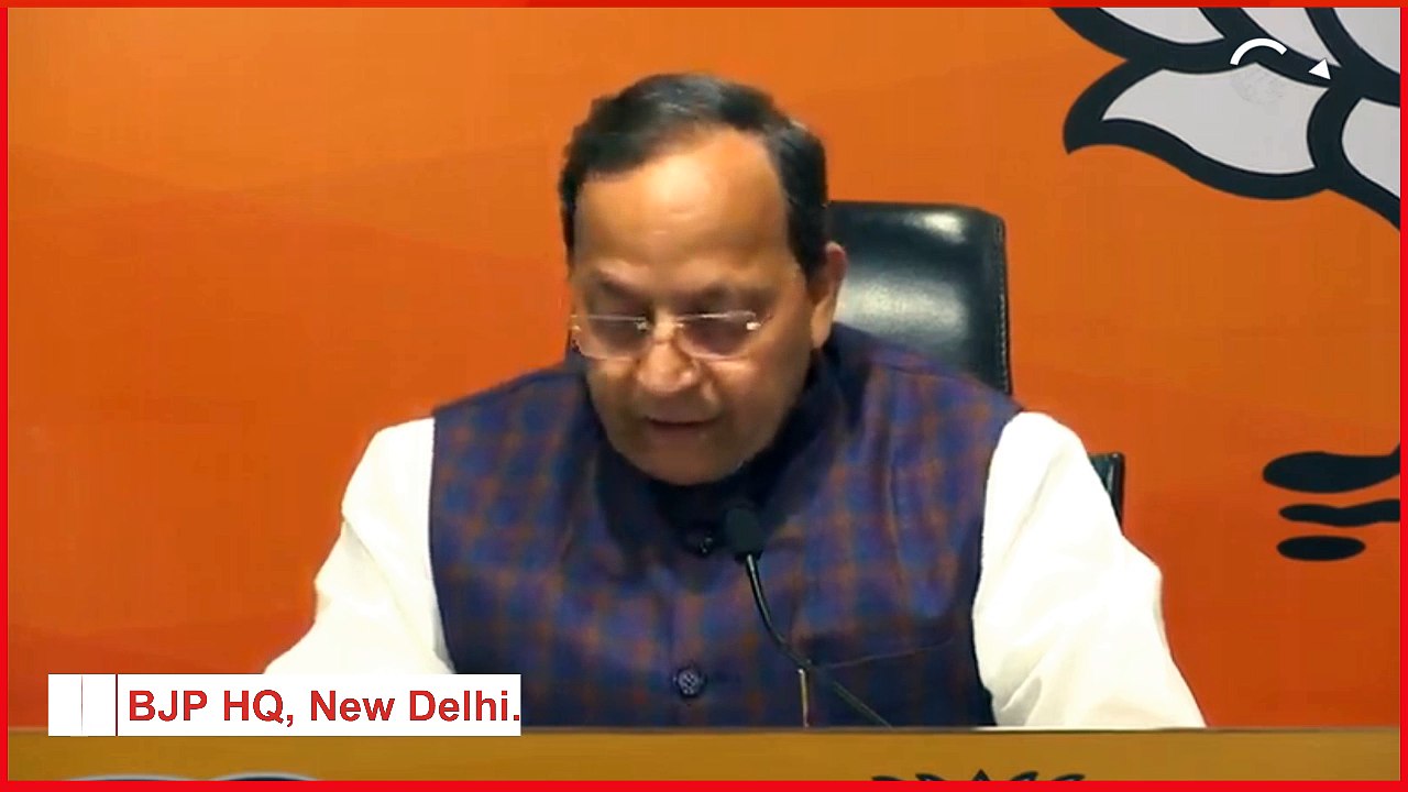 LIVE: Press Conference By BJP National General Secretary Shri Arun Singh At BJP HQ, New Delhi.